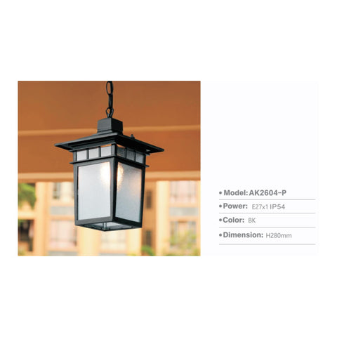 GARDEN PENDANT LIGHT AK2604-P