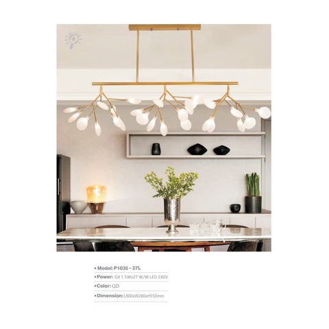 PENDANT LIGHT P1035-27L