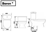 BARON Two Piece Water Closet W 203A