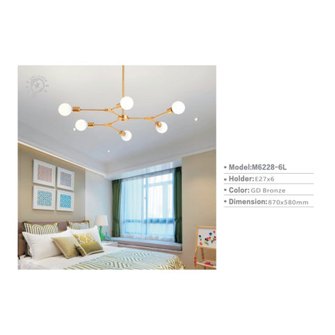 PENDANT LIGHT M6228-6L