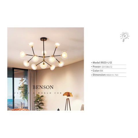 PENDANT LIGHT 9923-L12