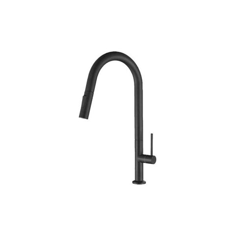 ZAFFiRO PT-514SSBK MATT BLACK PULL OUT SINK TAP