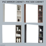 ZAFFIRO Mirror Cabinet with Side Cabinet
