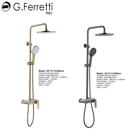 G.FERRETTI Rain Shower Set GF74119