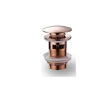 Mushroom Head Pop-Up Waste - Rose Gold