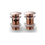Mushroom Head Pop-Up Waste - Rose Gold