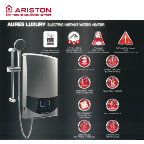 ARISTON Aures Luxury ST33 Instant Heater