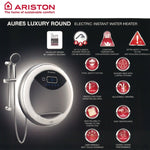 ARISTON Aures Luxury Round RT33 Instant Heater