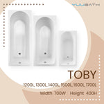 YUUBATH Built In Bathtub TOBY