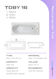 YUUBATH Built In Bathtub TOBY