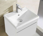 ZAFFIRO VANITY SET 304 SUS GLOSS WHITE Basin Cabinet & Mirror Cabinet - Single Door