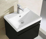 ZAFFIRO VANITY SET 304 SUS GLOSS BLACK Basin Cabinet & Mirror Cabinet - Single Door