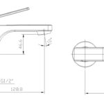 4 HOLE BATH MIXER 6295