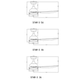 BESTAR Ceiling Fan VINO