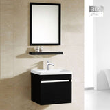 ZAFFIRO VANITY SET 304 SUS MATT BLACK Basin With Cabinet - Single Door