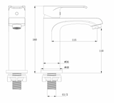 BASIN TAP 7320