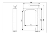 BASIN MIXER 9401G