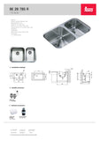 TEKA Kitchen Sink BE 2B 785 R