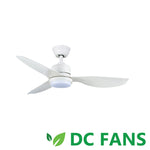 ACORN CEILING FAN WITH LIGHT INTAGLIO DC-159