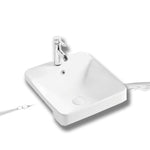 FLO SEMI RECESS WASH BASIN K492B