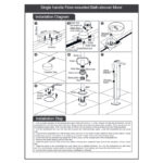 FLOOR MOUNTED BATH FILLER 8798-2