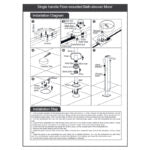 FLOOR MOUNTED BATH FILLER 8798W-2