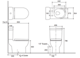 KOHLER Two Piece Water Closet Odeon Up