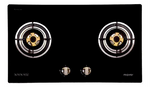 MAYER 78cm 3 Burner Glass Gas Hob MMGH773HI