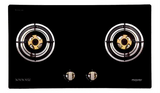 MAYER 78cm 3 Burner Glass Gas Hob MMGH773HI