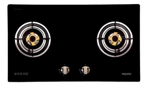 MAYER 78cm 3 Burner Glass Gas Hob MMGH773HI
