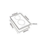 MÖWE 30cm - 2 Zone Wi-Fi Induction Hob MW238I