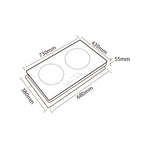 MÖWE 70cm - 2 Zone Wi-Fi Induction Hob  MW278I