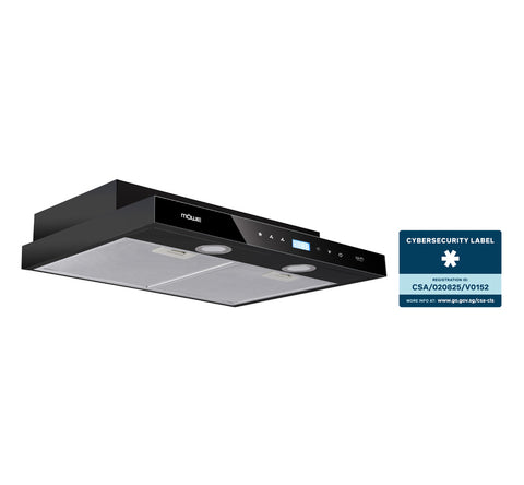 MÖWE 60cm Wi-Fi Black Color Slim Hood MW680B