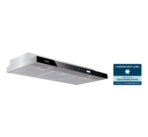 MÖWE 90cm Wi-Fi Stainless Steel Slim Hood MW980S