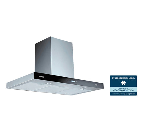 MÖWE 90cm Wi-Fi Stainless Steel Slim Chimney Hood MW990S