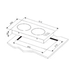 MAYER 30cm Domino Induction Hob MMIH302HS