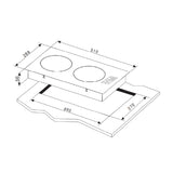 MAYER 30cm Domino Induction Hob MMIH302HS