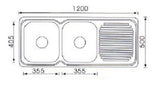 MONIC Insert Kitchen Sink i-1200
