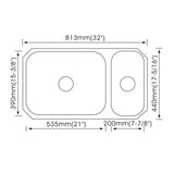 MONIC Undermount Kitchen Sink U-813