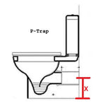 TIARA Rimless One Piece Water Closet WC 530