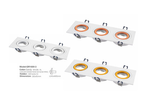 DOWNLIGHT White 3.8" QR1609-3