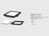 DOWNLIGHT Square Black 9815 6"