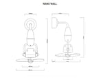 FANCO Wall Fan Tristar Nano 16"