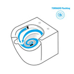 MAGNUM Tornado Floor Standing to Wall Water Closet WC 909
