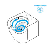 MAGNUM Tornado Floor Standing to Wall Water Closet WC 909