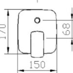 SHOWER MIXER (Concealed) W0298W-2