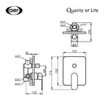 SHOWER MIXER (Concealed) SAH DY 1