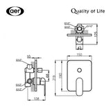 SHOWER MIXER (Concealed) SAH DY 1