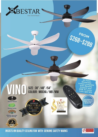 BESTAR Ceiling Fan VINO