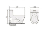 MAGNUM Turbo Tornado One Piece Water Closet WC 928